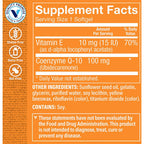 The Vitamin Shoppe CoQ-10 100mg Heart & Energy Support - 120 Softgels - image 3
