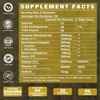 Putaojun Creatine Monohydrate Gummies with D3 & B12 - 120 Count - image 3