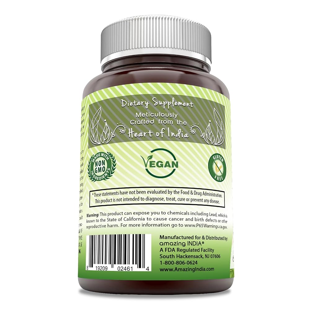 Amazing India Fenugreek Seed Extract 610 mg - 180 Vegetarian Capsules - image 3
