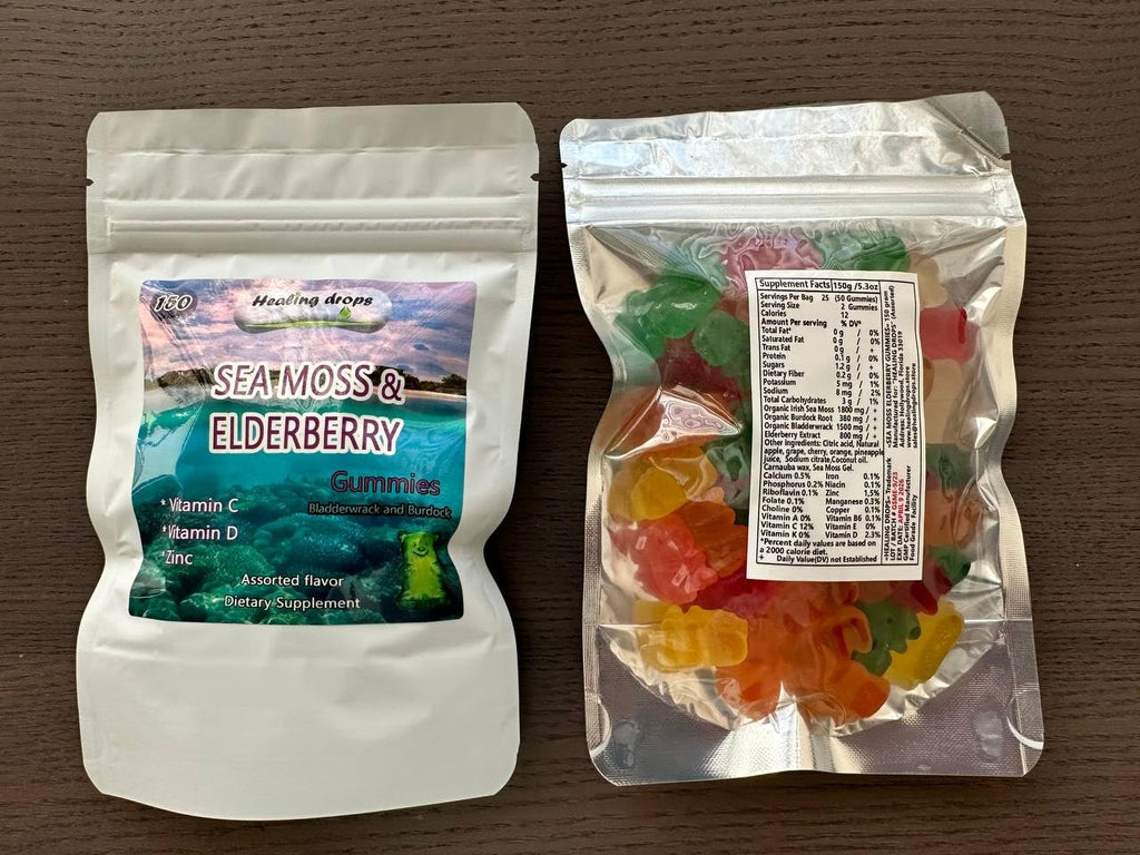 HEALING DROPS Irish Sea Moss Gummies