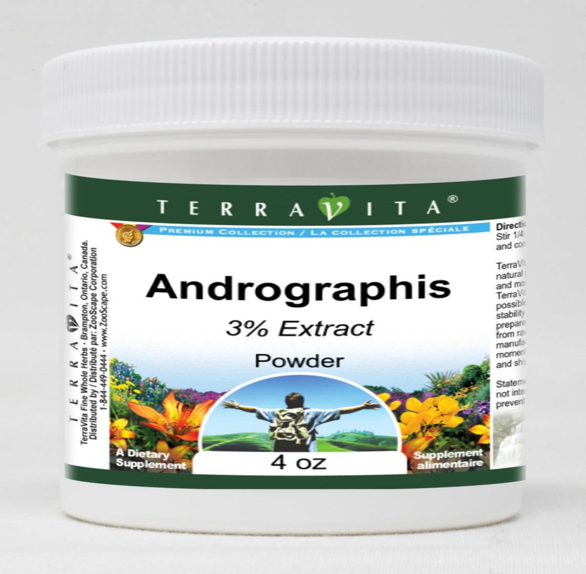 Terravita Andrographis 3% Powder - 12 oz (3 Pack)