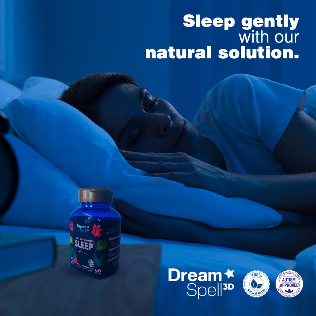 Dream Spell 3D Natural Sleep Aid with Melatonin & GABA - 60 Capsules - image 7