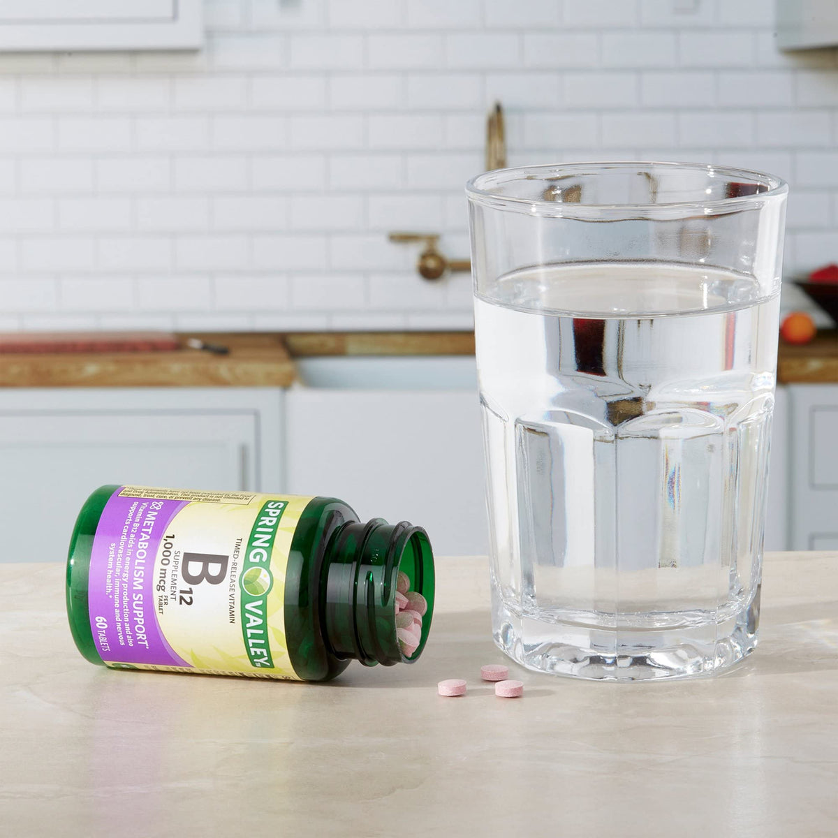 LUAL Spring Valley Vitamin B12 1000 Mcg Timed-Release Tablets - 60 Count - image 5