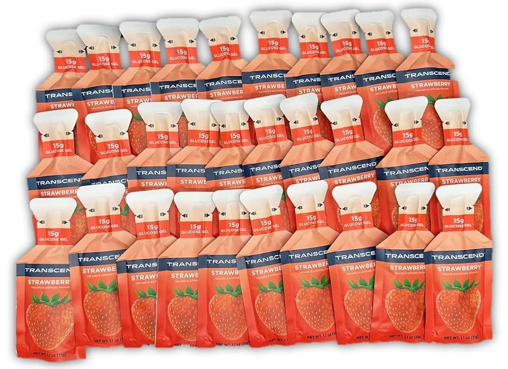 Vitonus Transcend Strawberry Glucose Gels - 30 Packets