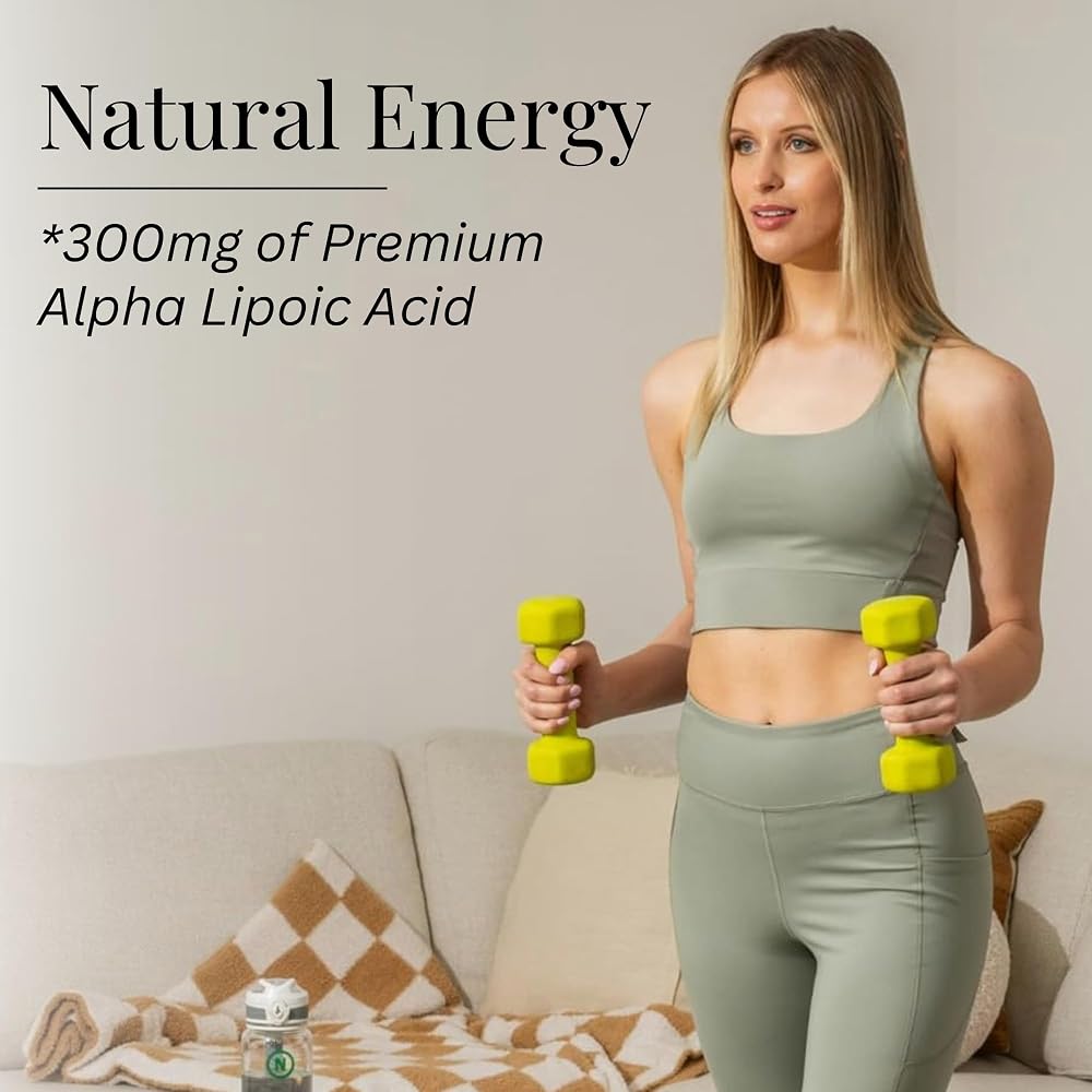 Nuray Alpha Lipoic Acid 300mg Antioxidant - 60 Vegetarian Capsules - image 3
