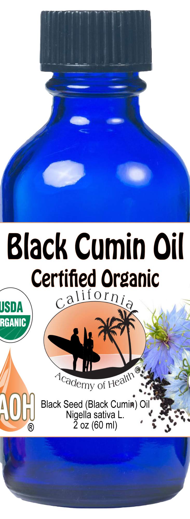California Academy of Health Organic Black Seed Oil - 60 ml