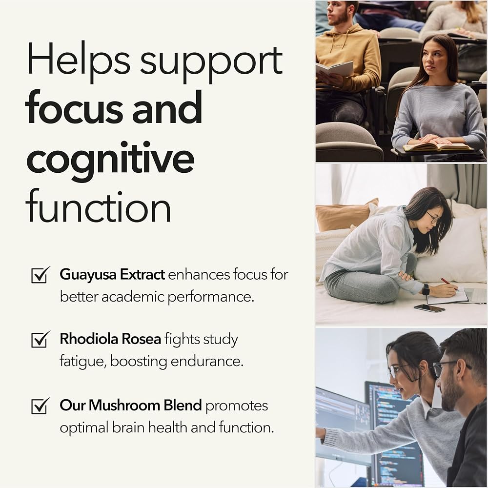 Mobisyn Organic Mushroom Supplement with Cognitive Nootropic Mushroom