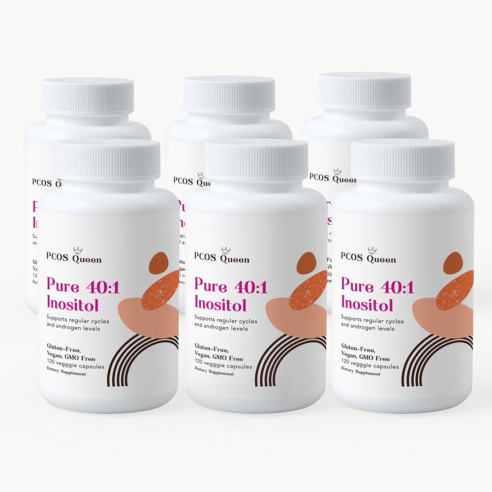 PCOS Queen Pure 40:1 Myo & D-Chiro Inositol - 720 Capsules