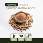Purely Holistic Ashwagandha Extra Strength 1300mg Organic Root - 180 Capsules - image 3