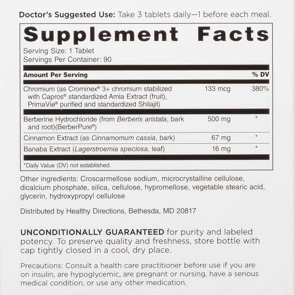 Doctors' Preferred GlucoGold with Berberine