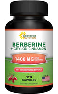 aSquared Nutrition Berberine with Ceylon Cinnamon - 120 Capsules