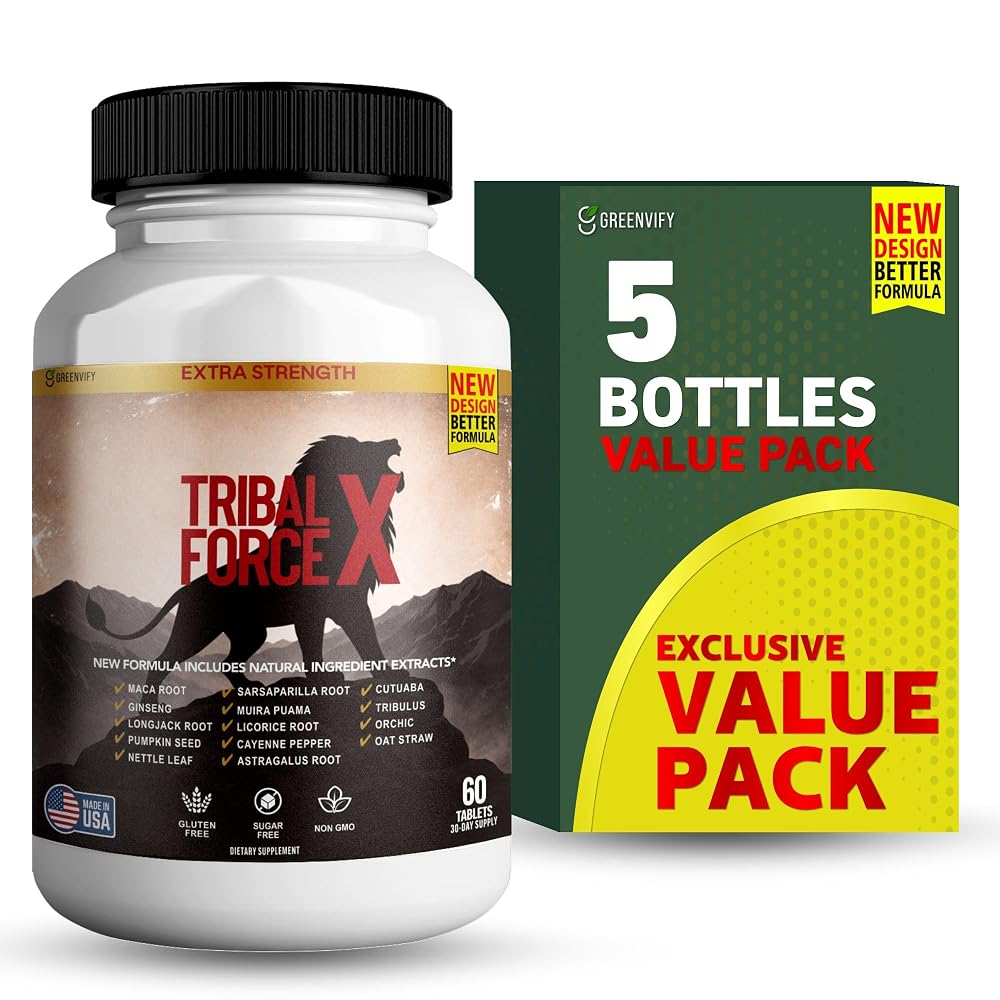 GREENVIFY Tribal Force X Extra Strength Natural Supplement