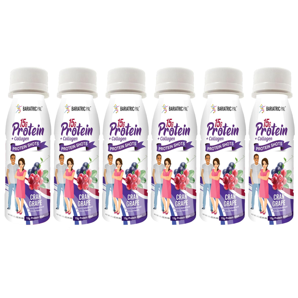 BariatricPal Whey & Collagen Complete Protein Shots 15g - 6 Pack