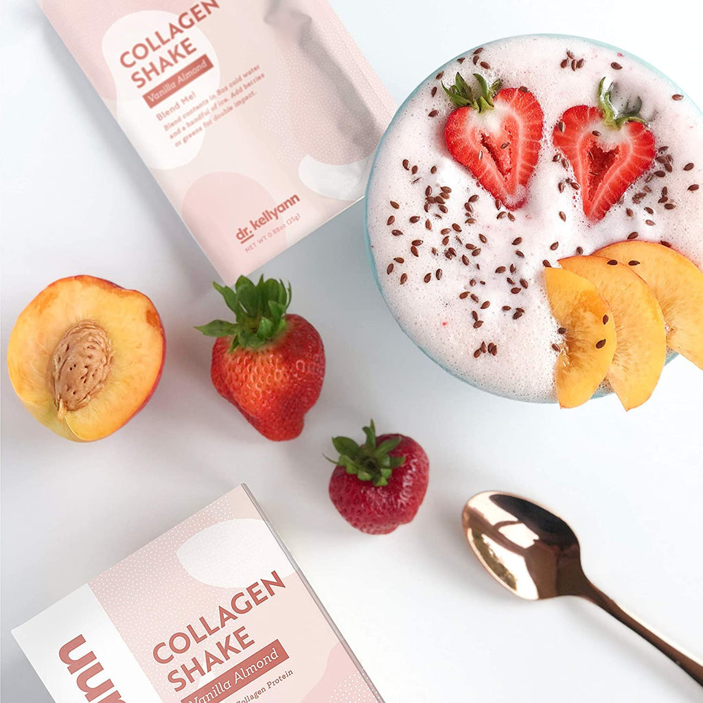 Dr. Kellyann Keto Almond Shakes - 100% Grass Fed Collagen Protein by Bone Broth
