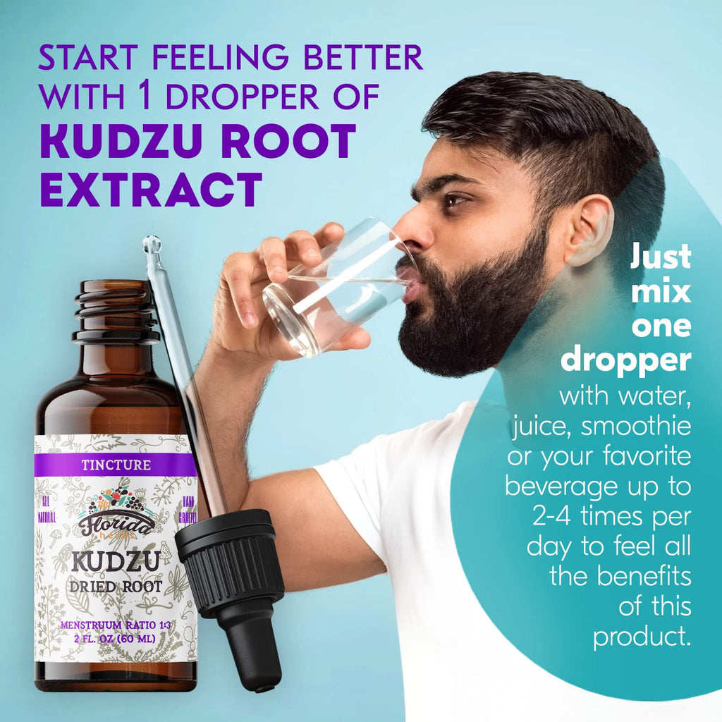 Florida Herbs Kudzu Extract Organic Supplement - 2 fl oz - image 4