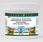 Terravita Jerusalem Artichoke Inulin Fiber Powder - 4 oz