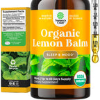 Natures Craft Organic Lemon Balm Leaf Liquid Extract for Immune