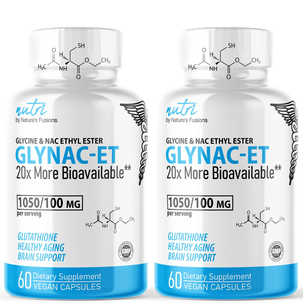Nature's Fusions GlyNAC-ET N-Acetyl Cysteine Glycine - 120 Capsules