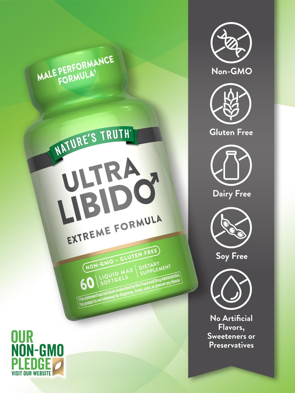 Nature's Truth Libido Supplement for Men - 60 Softgels - image 3