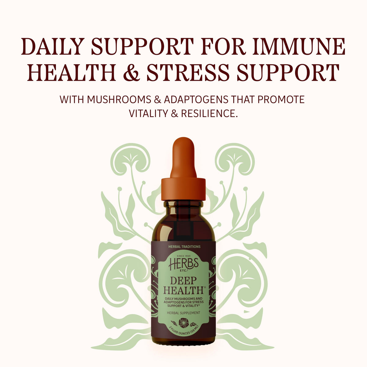 Herbs Etc. Deep Health Classic Liquid Extract Mushroom Complex - 2 fl oz - image 3