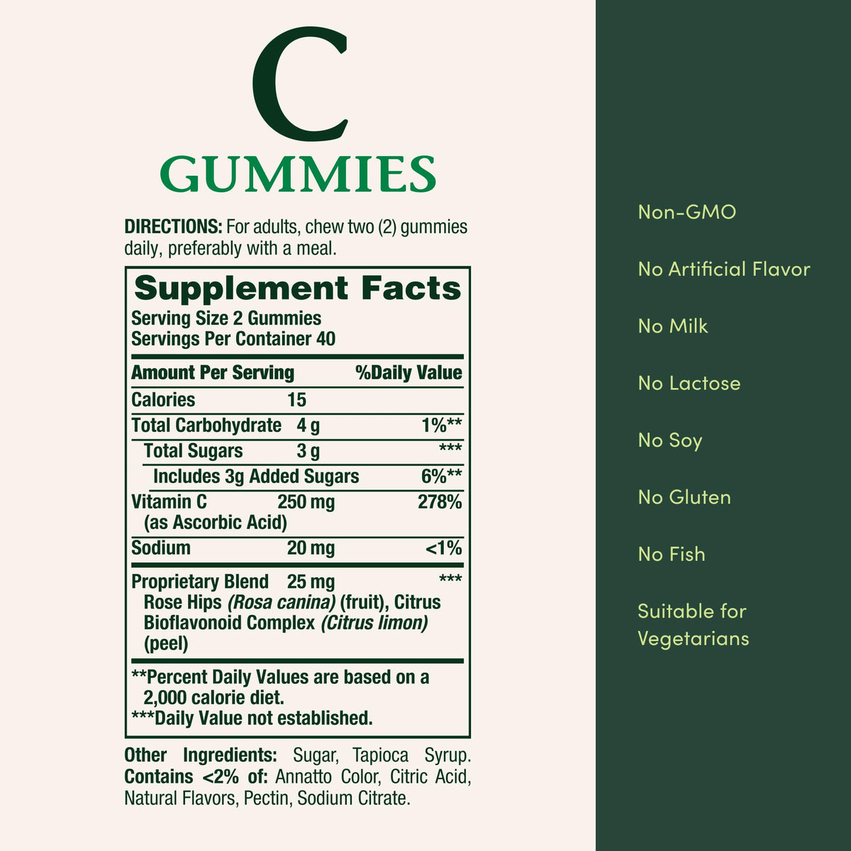 Nature's Bounty Vitamin C Gummies 250 mg Immune Support - 80 Count - image 6