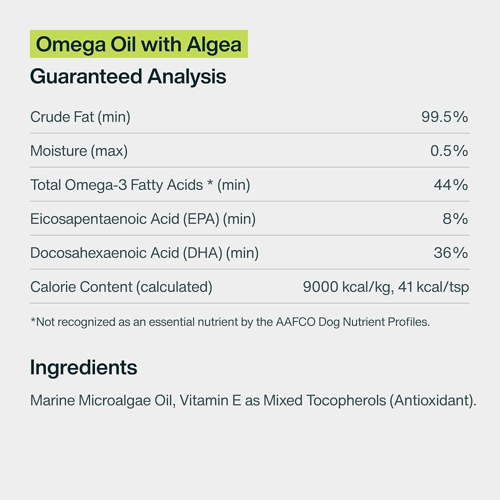 JustFoodForDogs Omega 3 Algae Oil for Dogs - 8 oz - image 8