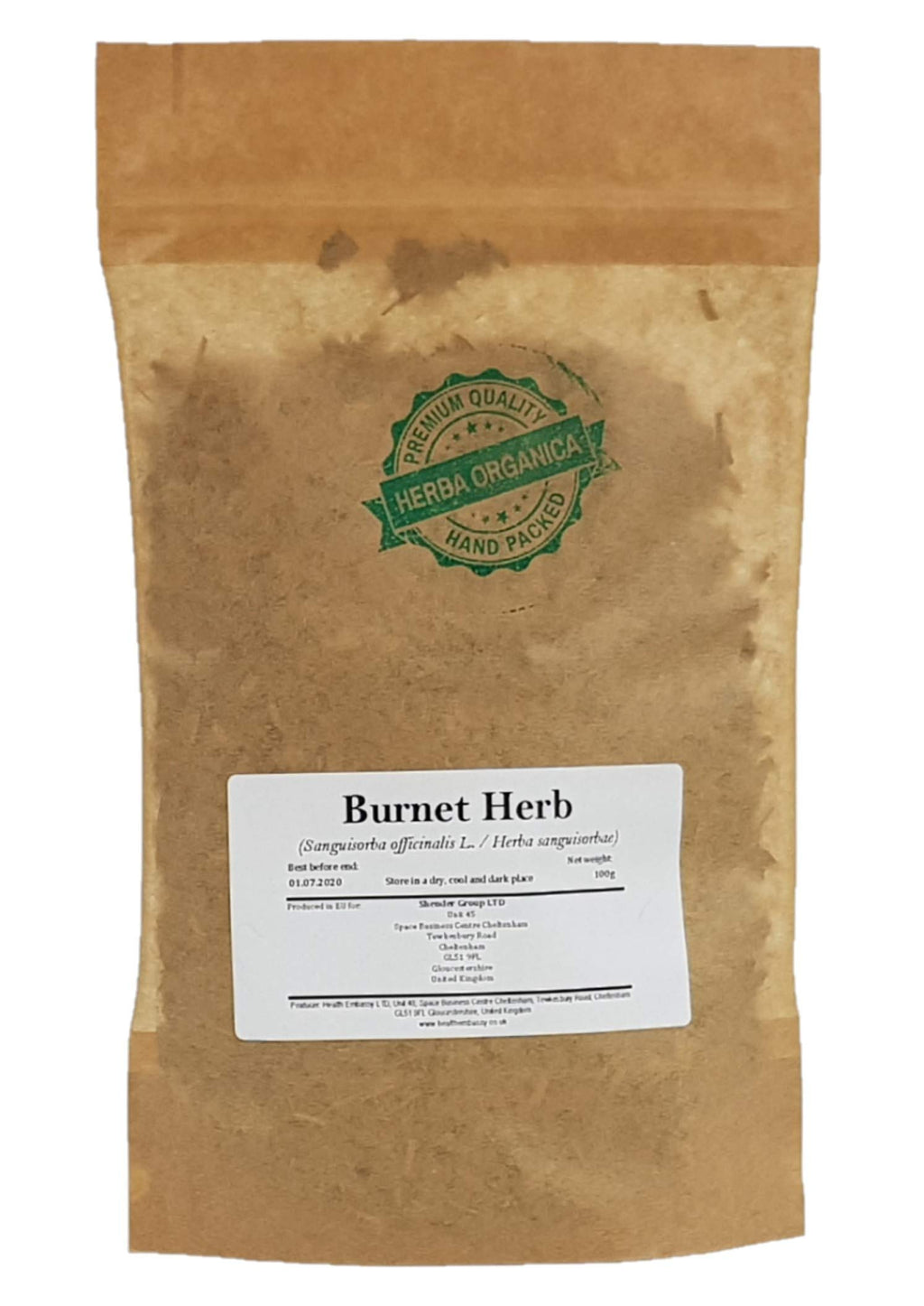 Burnet Herb - Sanguisorba Officinalis L # Herba Organica # Great