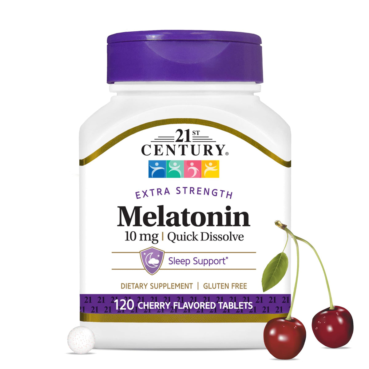 21st Century Melatonin 10 mg Quick Dissolve Tablets - 120 ct