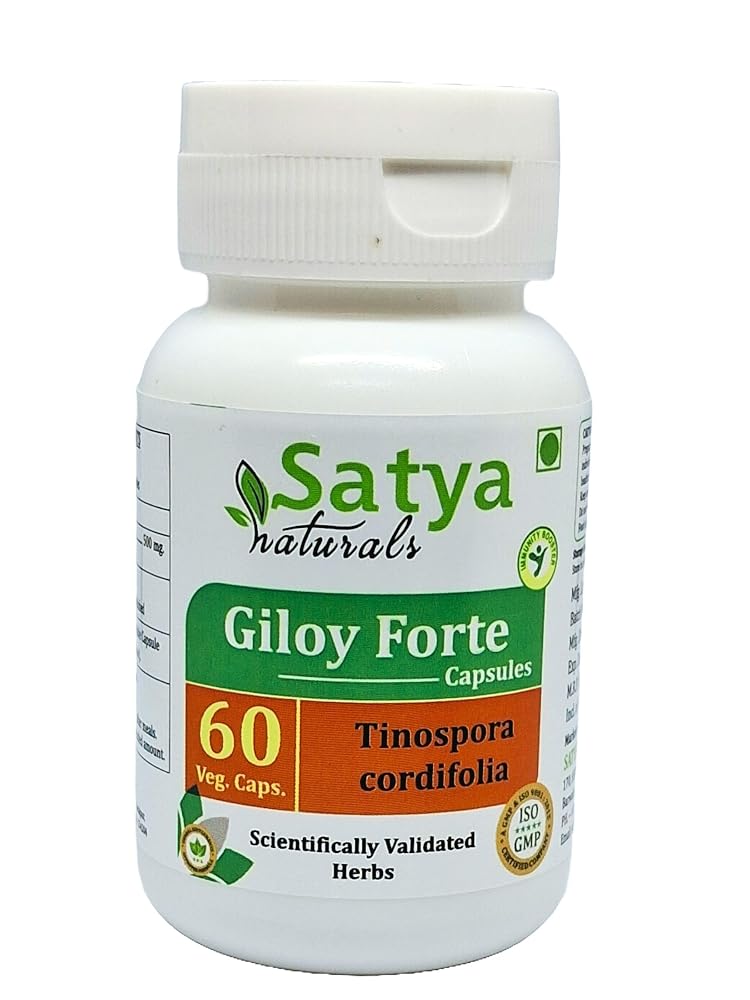 Satya Naturals Giloy Forte Capsules 500 mg. 60 Veg. Capsule