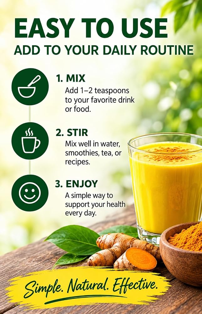 NANO-ORGANIX Organic Curcumin Powder from Vietnam - 5.2 oz - image 3