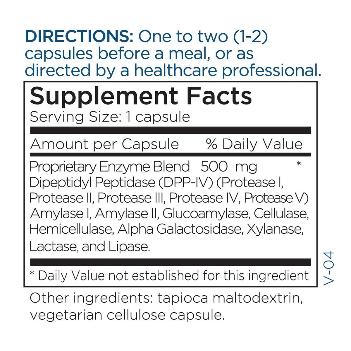 Metabolic Maintenance GluDaZyme DPP-IV Enzyme - 60 Capsules - image 5