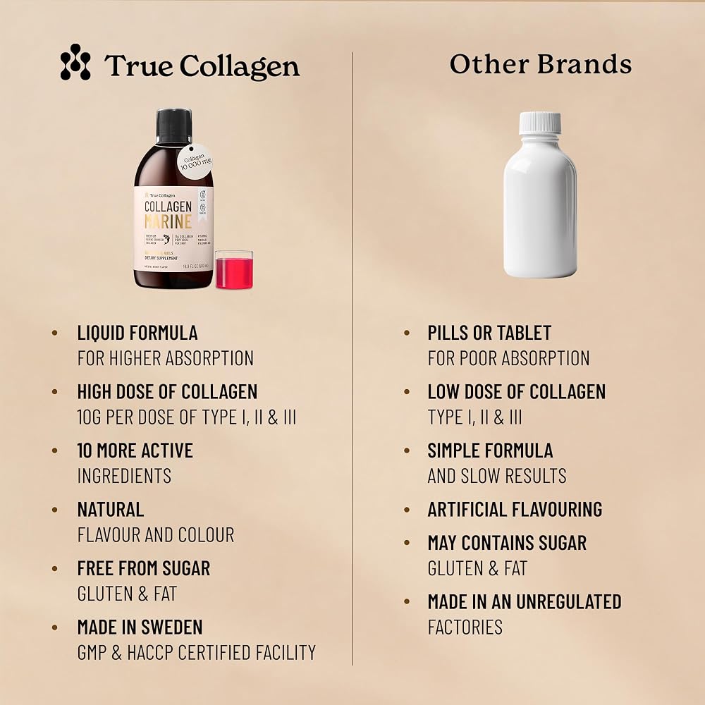 True Collagen Marine 11,000 mg Liquid for Skin & Hair - 2 x 500 ml - image 6