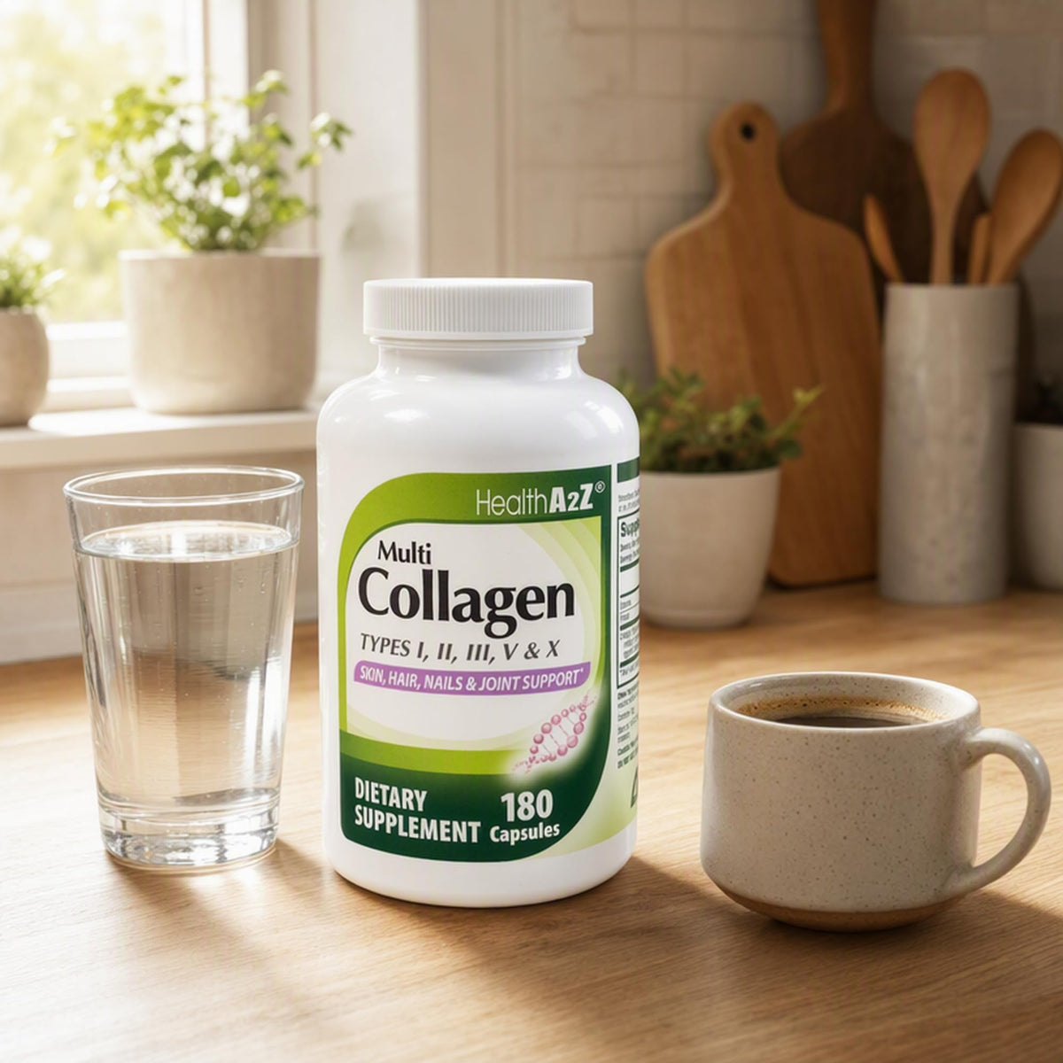 NutraA2Z Multi Collagen Pills 1735mg - 180 Capsules - image 8