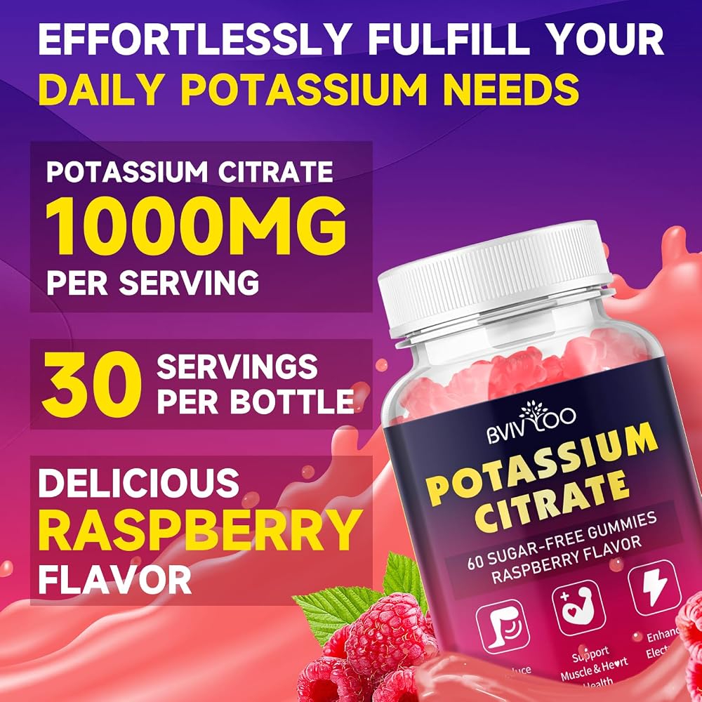 BVIVLOO Potassium Citrate Gummies