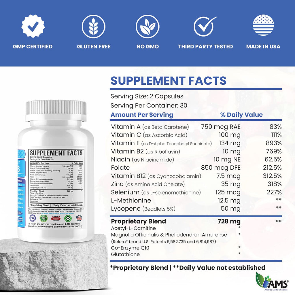 America Medic & Science MFS Plus - Male Fertility Supplement 120ct