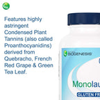 Nutra BioGenesis Monolaurin Vegan Capsules - 120 Capsules - image 7