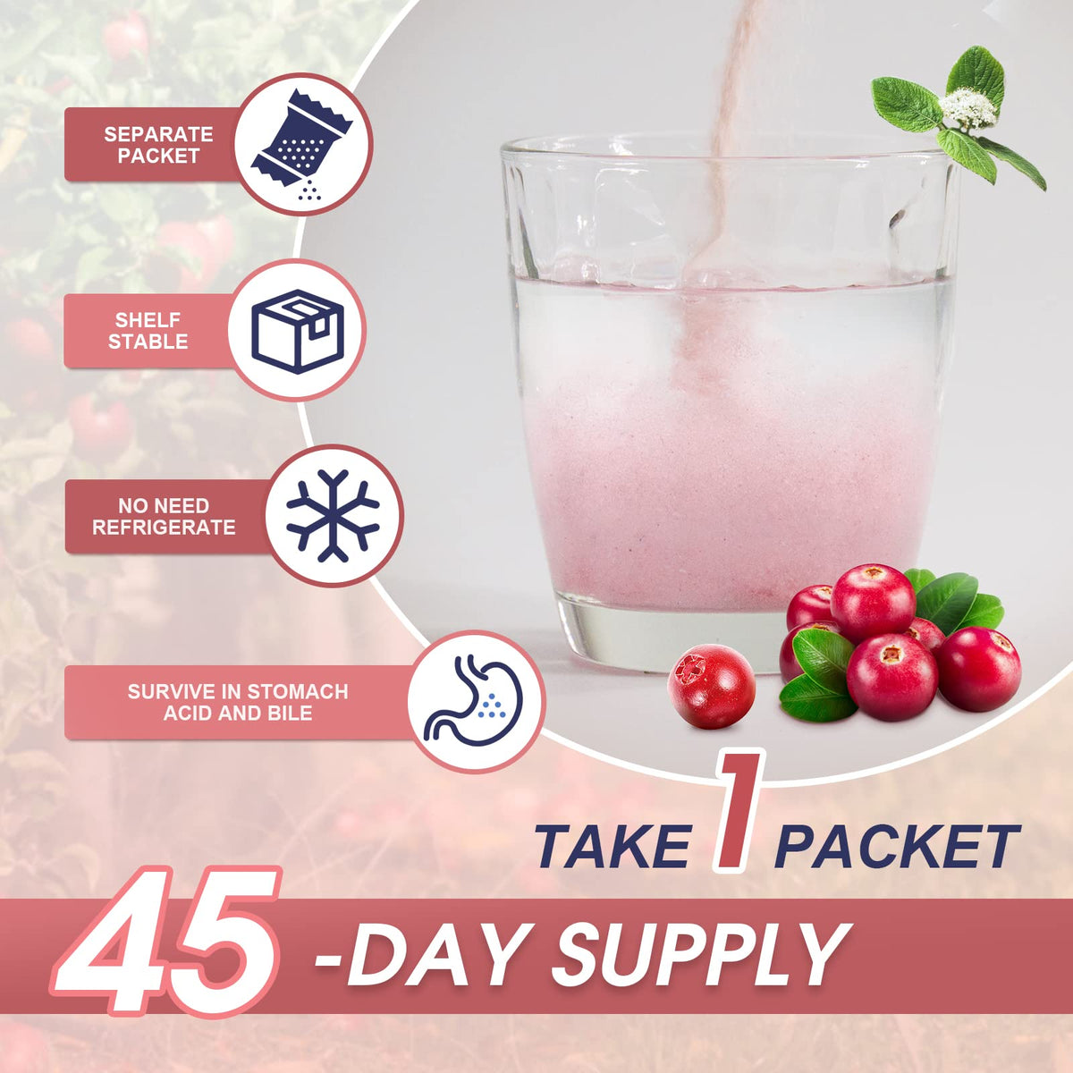 NATURE TARGET Women's Probiotics Powder 100 Billion CFU - 45 Servings - image 3