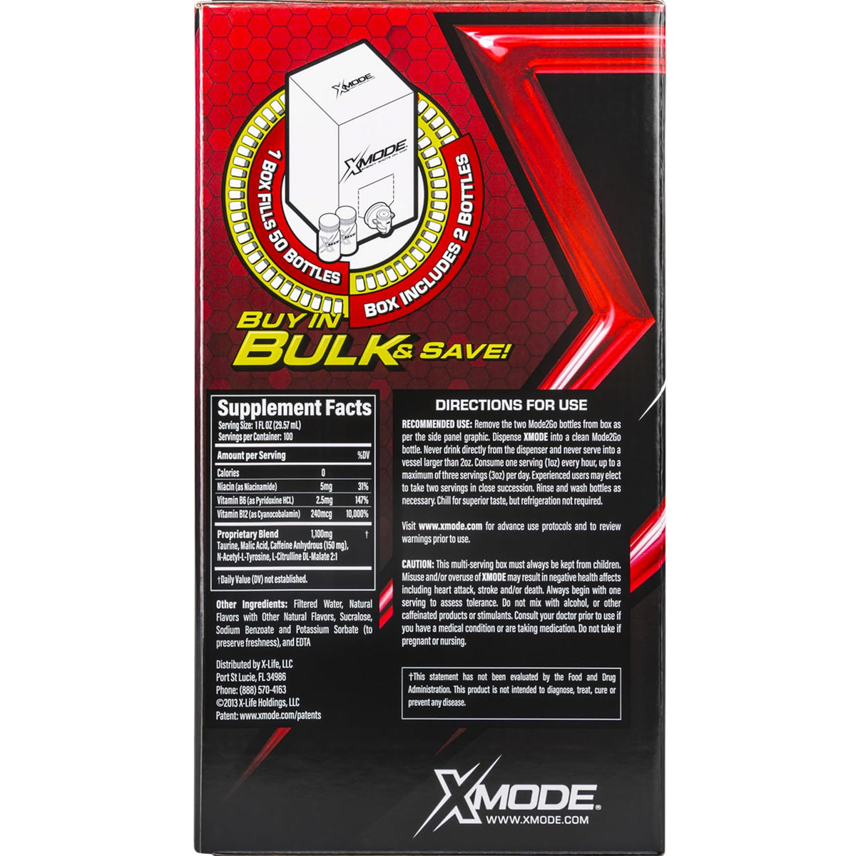XMODE Extra Strength Energy Shots Cherry Bomb - 100 Servings - image 2