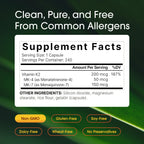 NatureBell Vitamin K2 200mcg MK-7 & MK-4 Complex - 240 Capsules - image 3