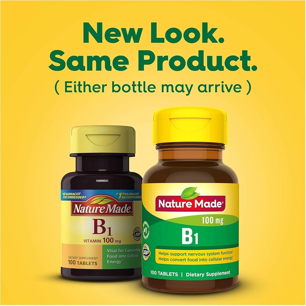 Nature Made Vitamin B1 100 mg Energy Metabolism Support - 100 Tablets - image 7