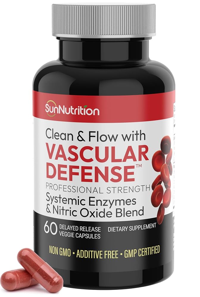 SunNutrition Vascular Defense Nitric Oxide Support - 60 Capsules