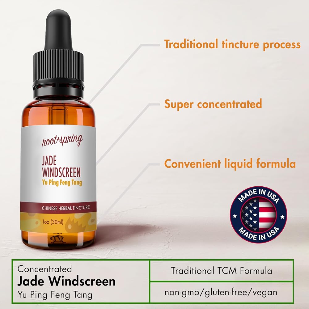 root + spring Jade Windscreen - Yu Ping Feng Tang - Herbal Tincture