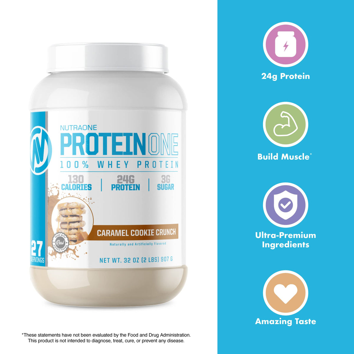 NutraOne ProteinOne Whey Protein Powder