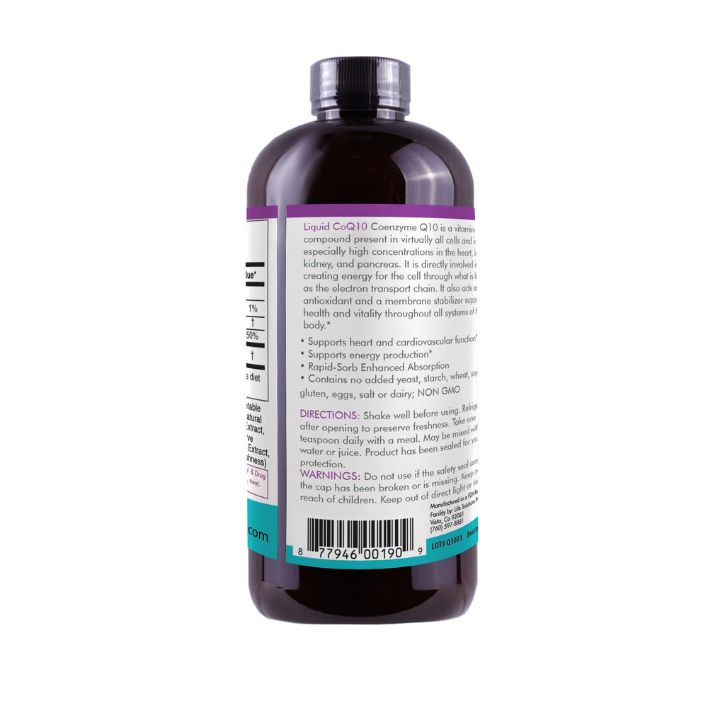 Life Solutions Liquid CoQ10 50 mg - 4 fl oz - image 5