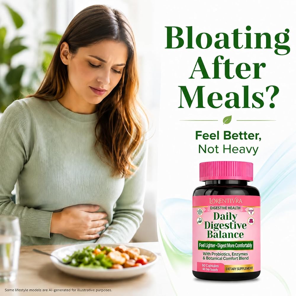 Lorentivra Daily Gut Health Supplement - 60 Capsules - image 3