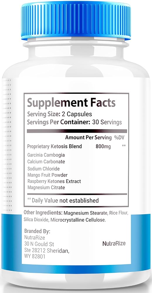 NutraRize Slim Fits Fusion Keto Weight Loss Capsules - 60 Capsules - image 2