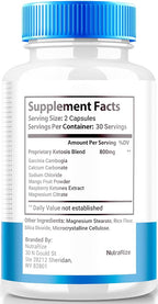 NutraRize Slim Fits Fusion Keto Weight Loss Capsules - 60 Capsules - image 2