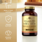 Solgar Vitamin D3 10 mcg (400 IU) - 250 Softgels - image 4