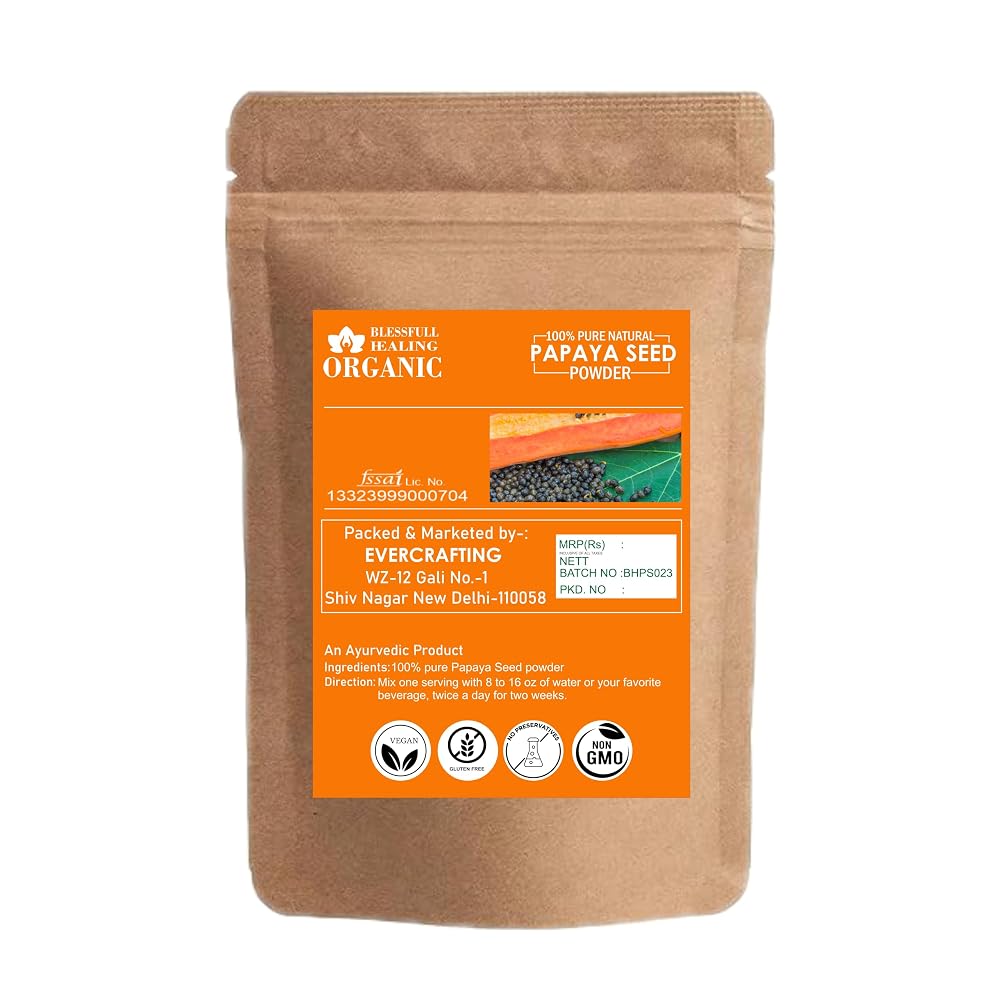 Blessfull Healing Organic Papaya Seed Powder - 200g - image 2