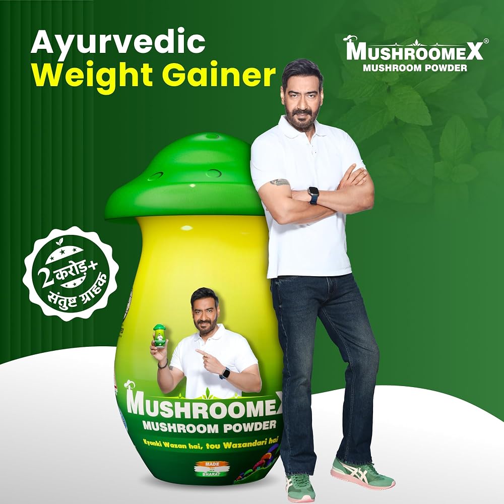 Mushroomex Mushroom Powder Ayurvedic Weight Gainer - 100g - image 2